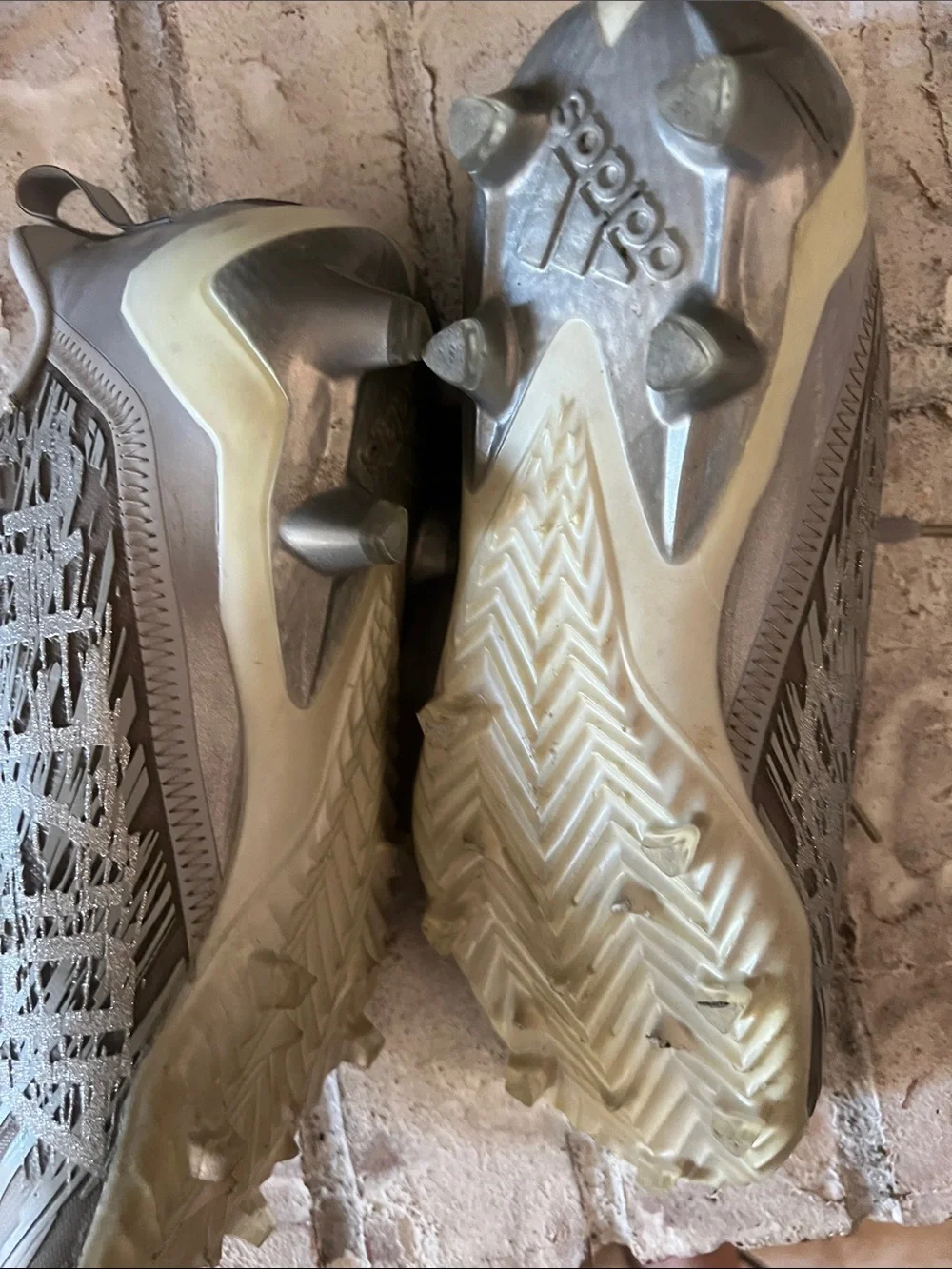 adidas Adizero Men's Gray football Athletic Cleats